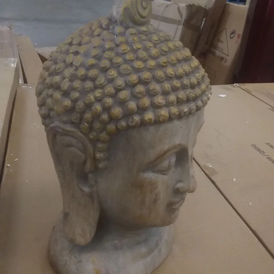 BOXED BUDDHA HEAD  