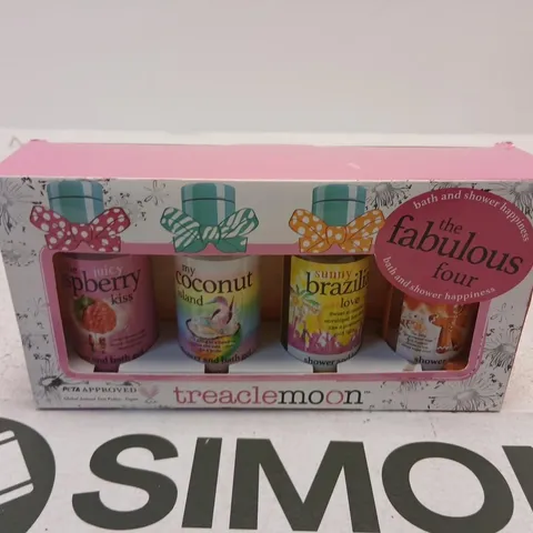 TREACLEMOON THE FABULOUS FOUR BATH & SHOWER HAPPINESS SET