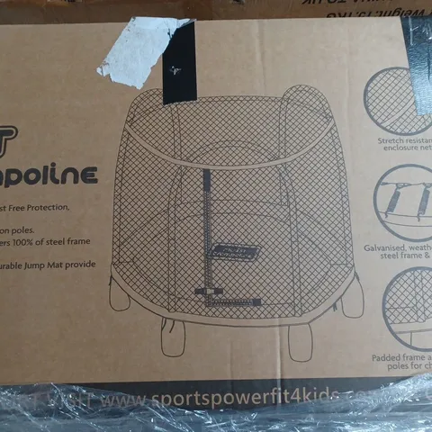 BOXED SPORTS POWER 7FT MY FIRST TRAMPOLINE - COLLECTION ONLY