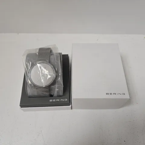 BERING WOMEN'S QUARTZ WATCH, 31 MM STAINLESS-STEEL CASE AND DIAL