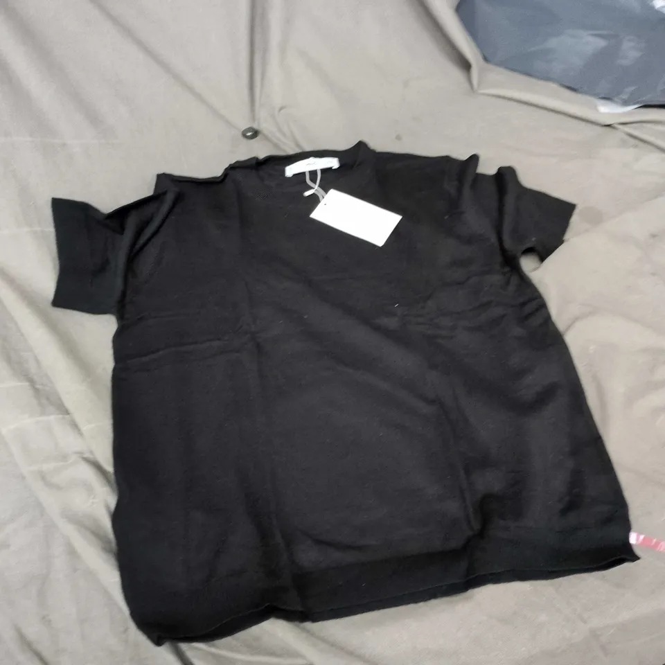 MANGO JERSEY 210 BASIC WOMEN'S TOP – BLACK, XL
