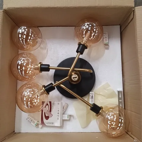 BOLEY BURNER CEILING LIGHTS - AMBER