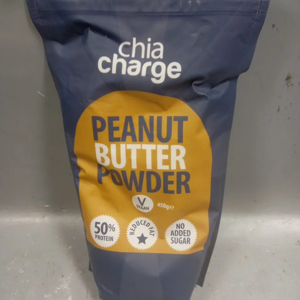 FOUR PACKS CHIA CHARGE PEANUT BUTTER POWDER 450G