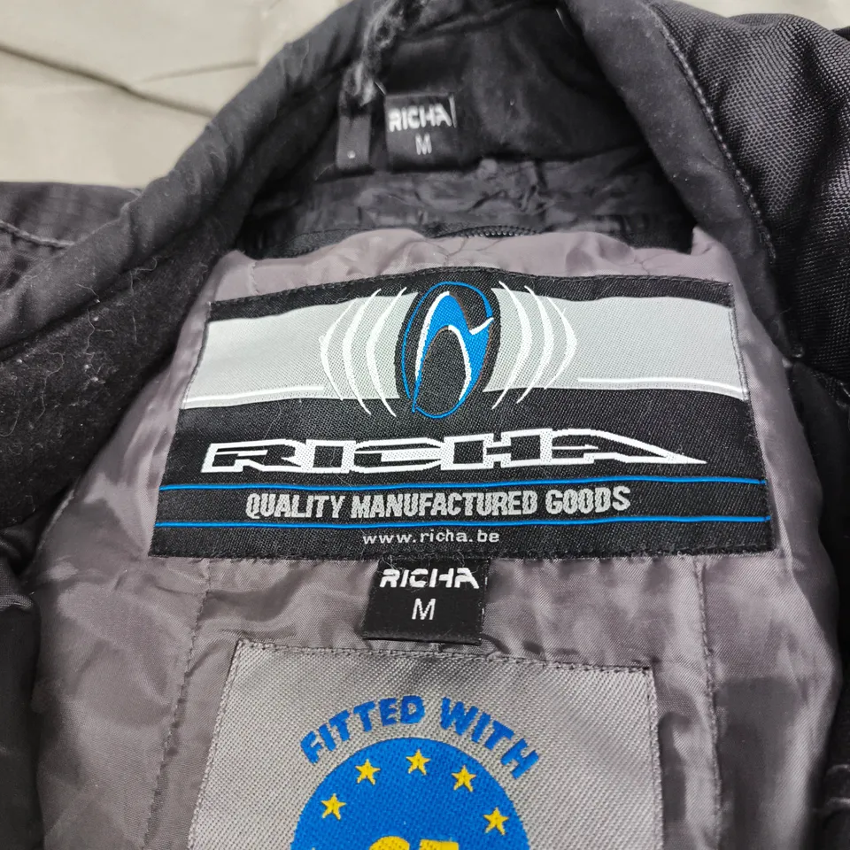 RICHA MOTORCYCLE JACKET – CE CERTIFIED, SIZE M
