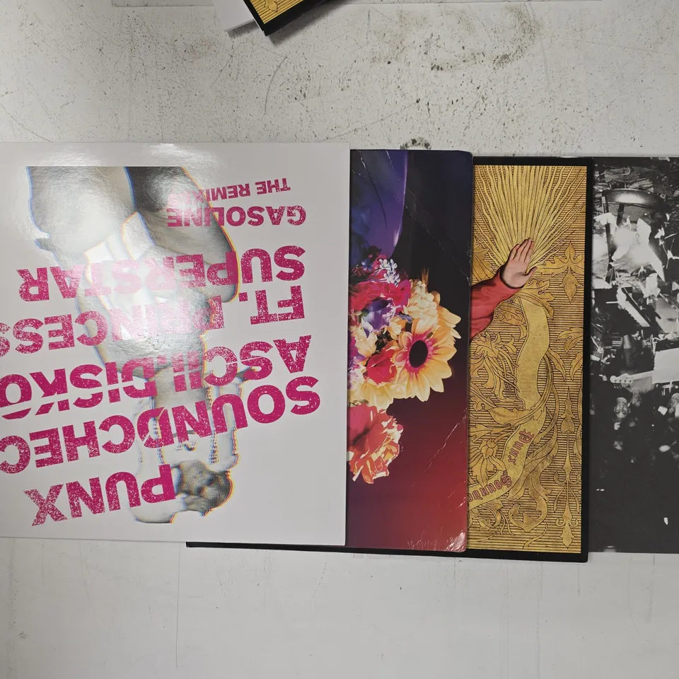 APPROXIMATELY 10 ASSORTED VINYL RECORDS TO INCLUDE PUNK SOUNDCHECK, SPONTANEOUS MUSIC LIVE, ETC