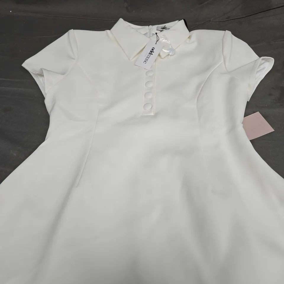 ODDMUSE THE ULTIMATE MUSE COLLARED CAP SLEEVE MINI DRESS - SIZE XXL