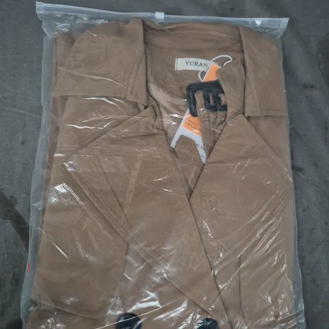 YURAN JACKET IN TAN - XXL