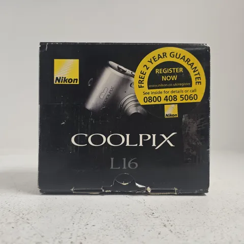 NIKON COOLPIX L16 DIGITAL CAMERA – BOXED