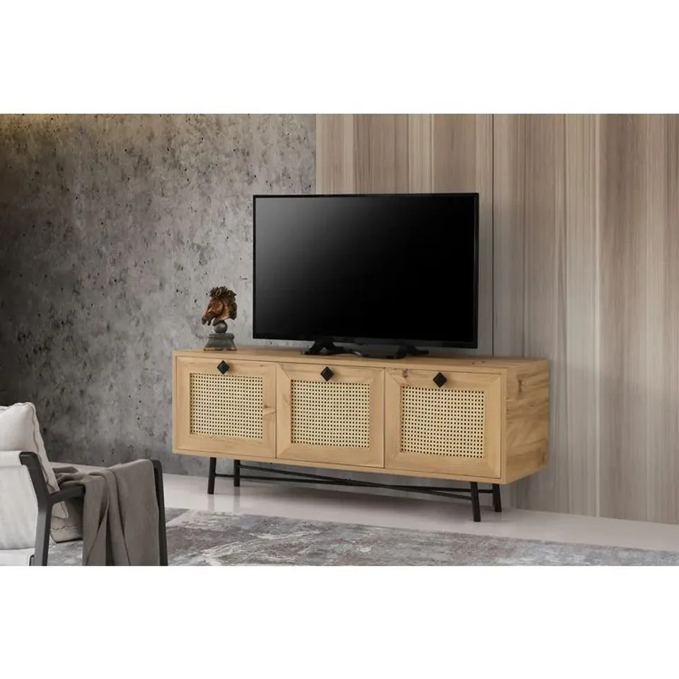 BOXED CARLOCK TV STAND UP TO 55"
