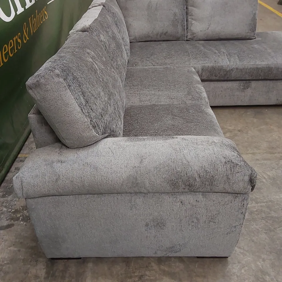 SALERNO STANDARD SEATER FABRIC CORNER CHAISE SOFA RRP £999