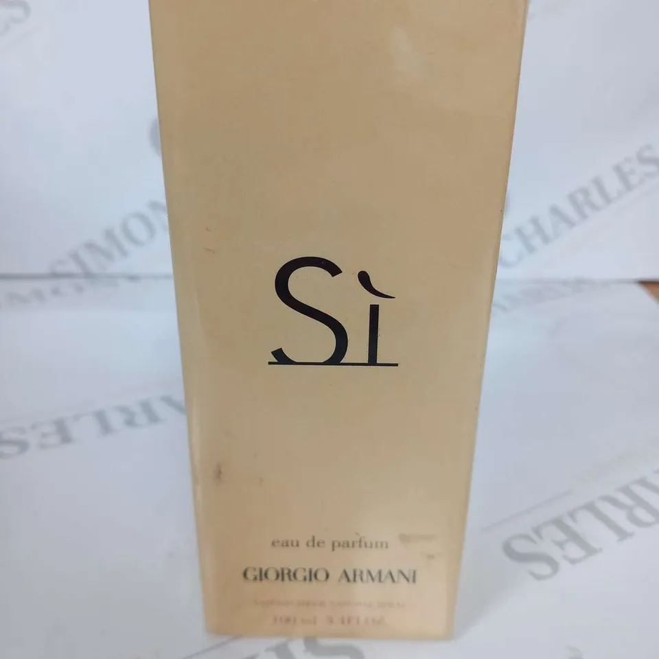 BOXED SI GIORGIO ARMANI EAU DE PARFUM 100ML 