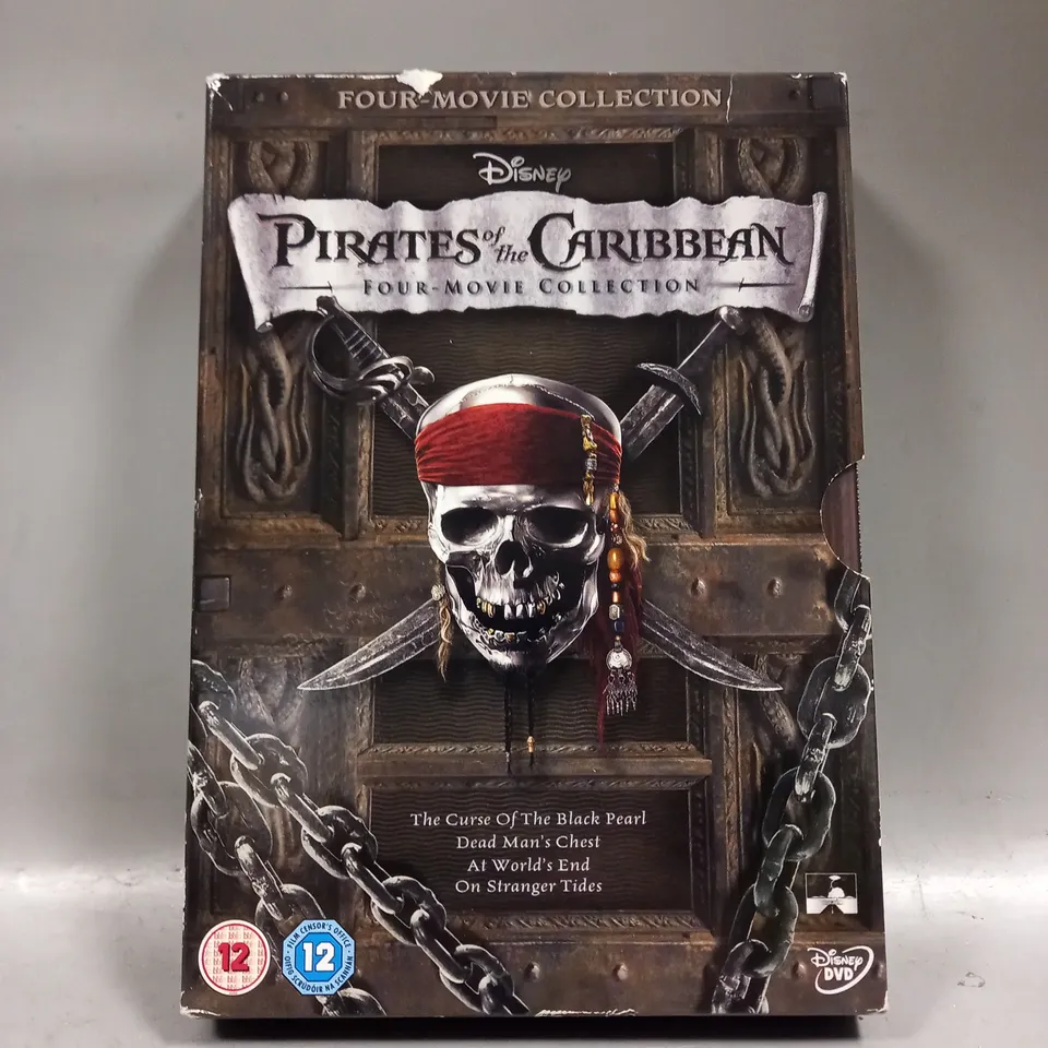 PIRATES OF THE CARIBBEAN FOUR MOVIE DVD COLLECTION 