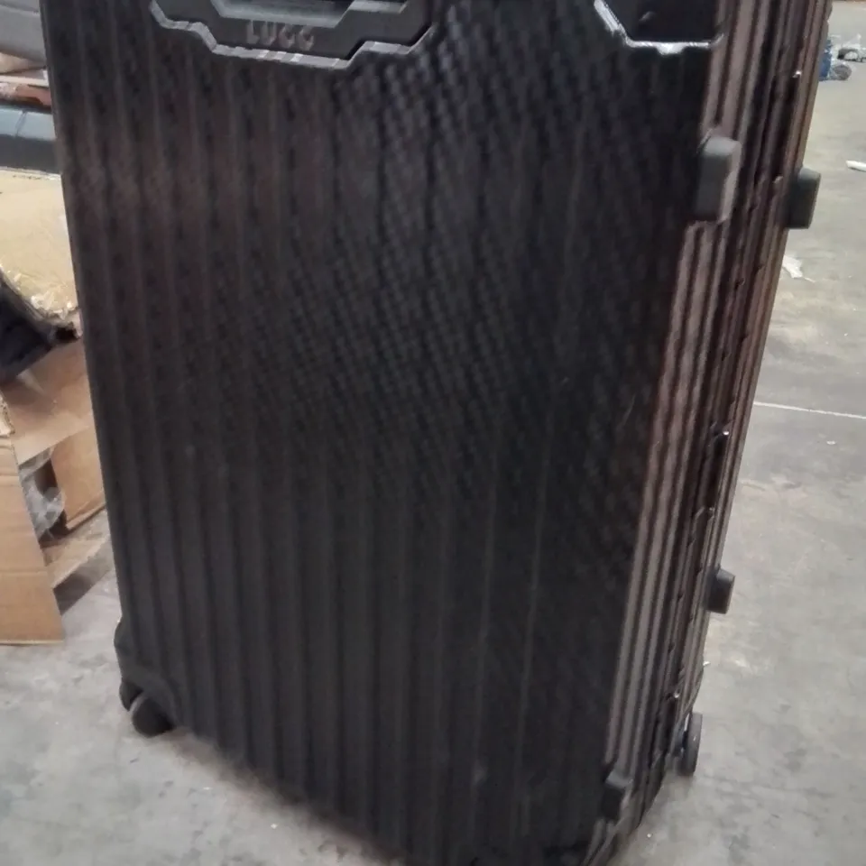 LUGG 28INCH TRAVEL SUITCASE BLACK