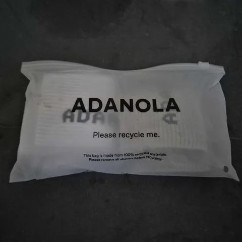 BAGGED ADANOLA 2 PACK OF SOCKS (WHITE/CHARCOAL & TAUPE/CHARCOAL)