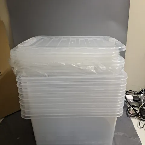 KLASS STORAGE BOXES 30L X6