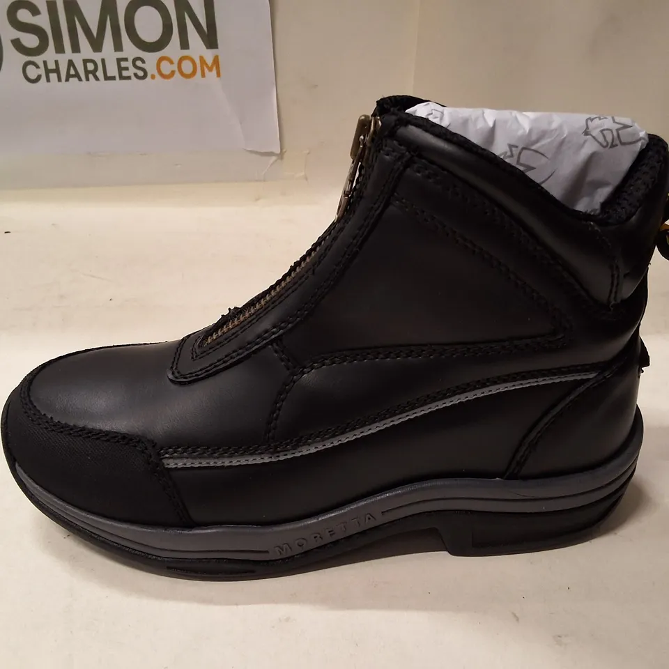 MORETTA TERZO BLACK BOOTS – UK4 (EU37)