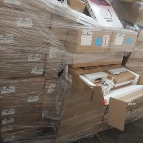 PALLET CONTAINING A VERY LARGE QUANTITY OF PANTANAL FLAT PACK FURNITURE AND OTHER ASSORTED PRODUCTS INCLUDING: BABY PLAY MAT, LED GROW LIGHT ECT