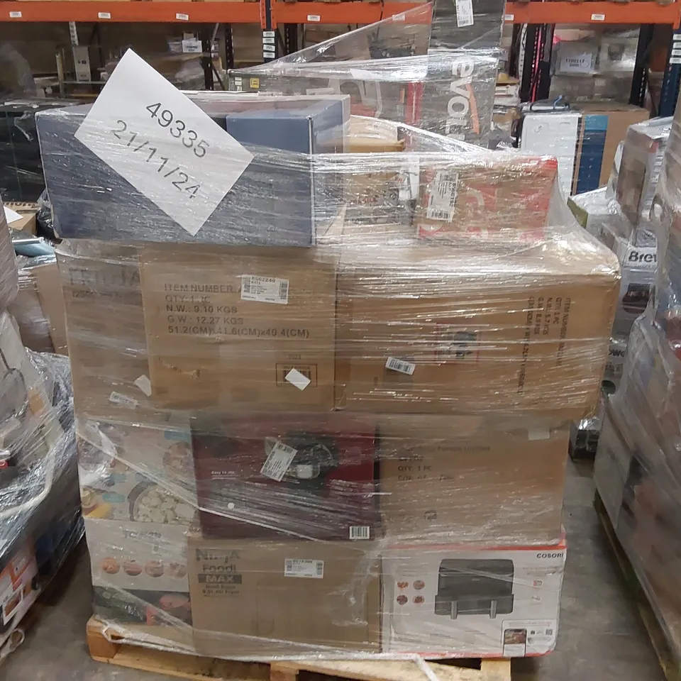 PALLET OF APPROXIMATELY 24 UNPROCESSED RAW RETURN HOUSEHOLD AND ELECTRICAL GOODS TO INCLUDE;