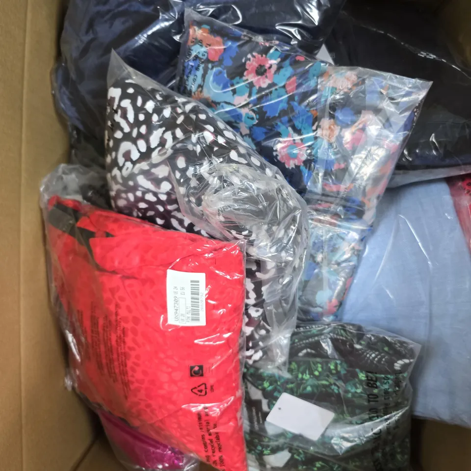 APPROXIMATELY 20 ASSORTED CLOTHING PRODUCTS IN VARIOUS STYLES & SIZES 