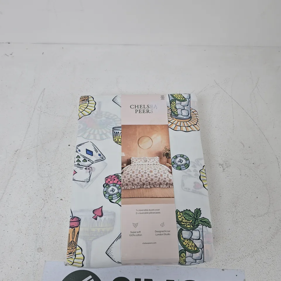 CHELSEA PEERS DUVET COVER SET – REVERSIBLE, 1X DUVET COVER + 2 PILLOWCASES (DESIGNED IN LONDON)