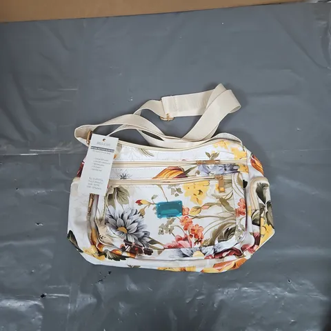 AMÉLIE DI SANTI RFID FLORAL MULTI-POCKET BAG AND PURSE
