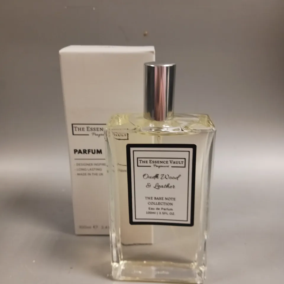 BOXED THE ESSENCE VAULT OUDH WOOD & LEATHER EAU DE PARFUM 100ML