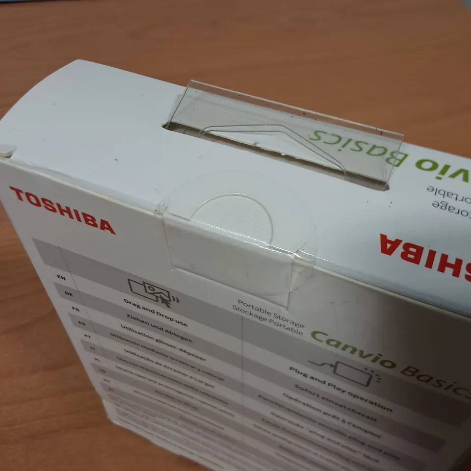 SEALED TOSHIBA CANVIO BASICS 1TB PORTABLE STORAGE