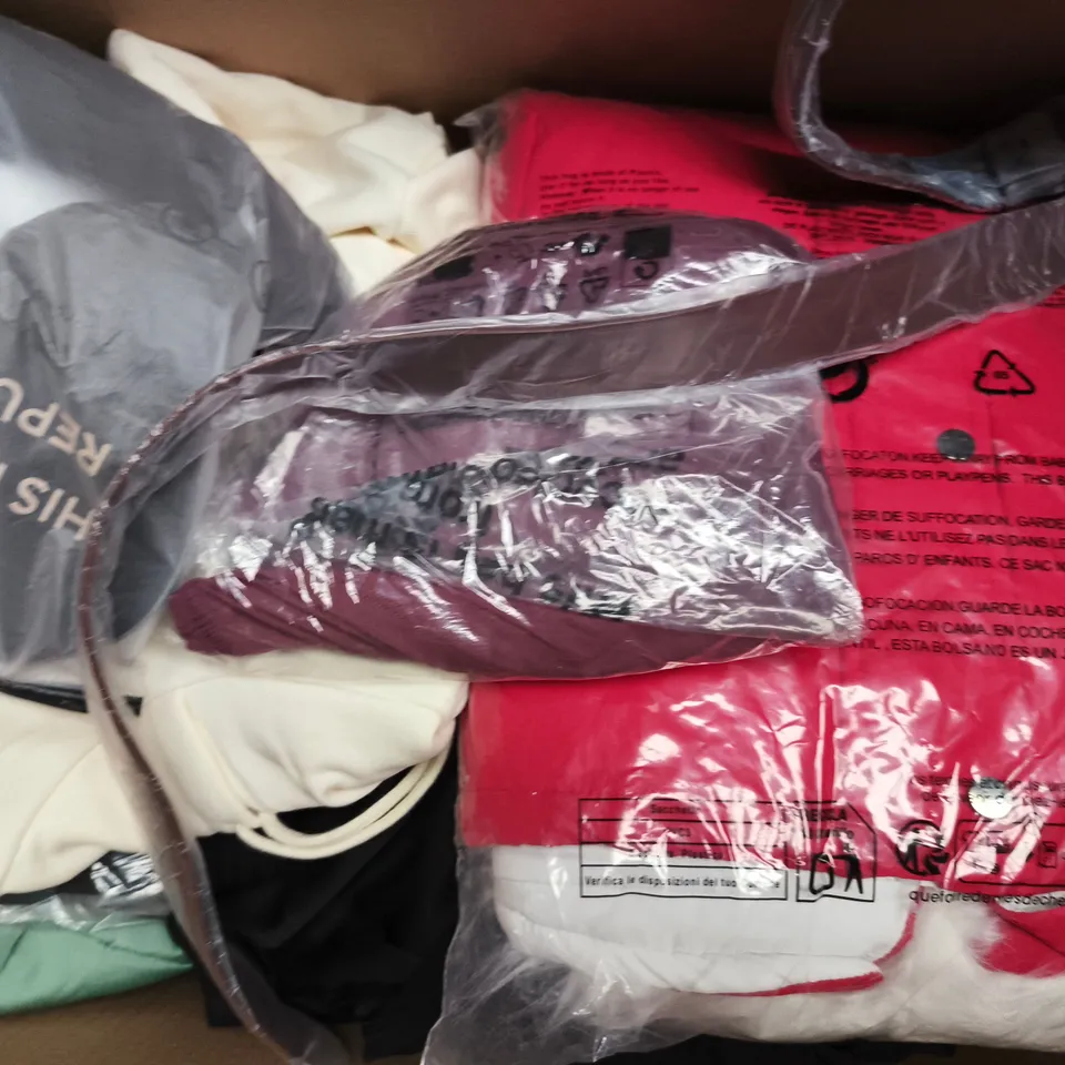 APPROXIMATELY 20 ASSORTED CLOTHING AND FASHION PRODUCTS IN VARIOUS STYLES AND SIZES - COLLECTION ONLY