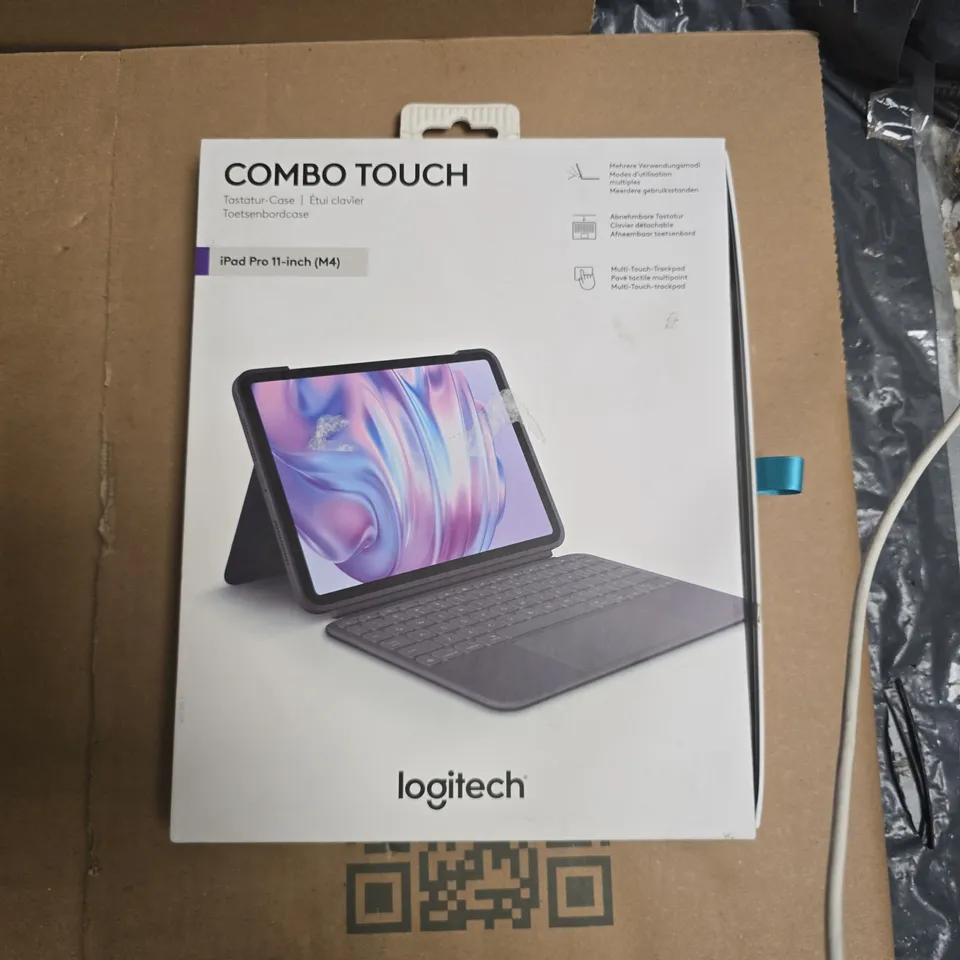LOGITECH COMBO TOUCH KEYBOARD CASE FOR IPAD PRO 11-INCH (M4) – BOXED