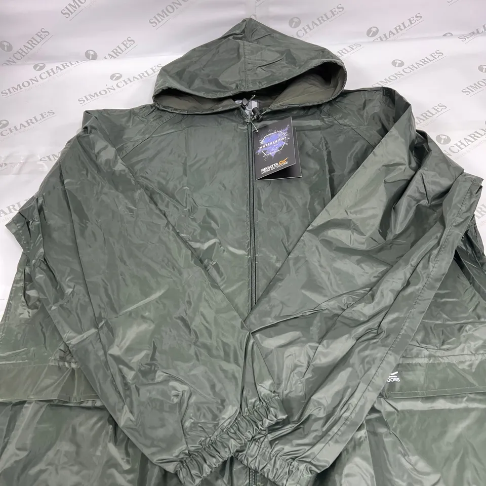 REGATTA STORMBREAK JACKET IN DARK OLIVE SIZE 3XL