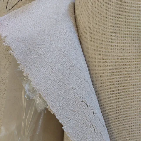 ROLL OF QUALITY BEIGE CARPET RUNNER APPROXIMATELY 1M Γ SIZE UNSPECIFIED