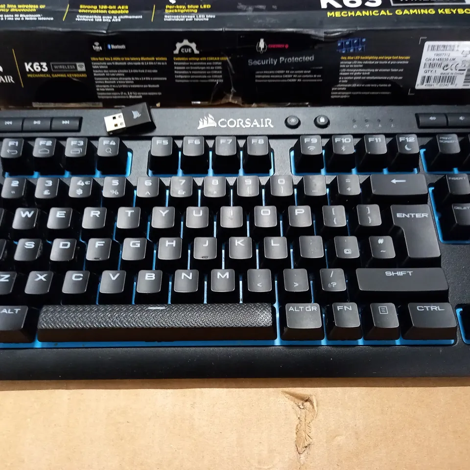 BOXED CORSAIR K6 MECHANICAL WIRELESS GAMING KEYBOARD