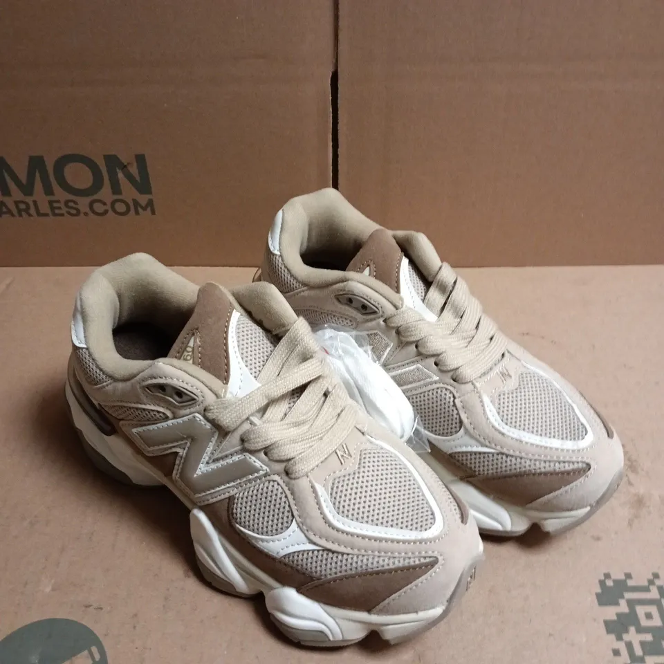 PAIR OF NEW BALANCE 9060 TRAINERS - 4.5 