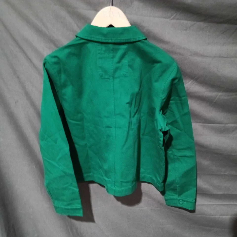 SEASALT CORNWALL PETITE GREEN JACKET – UK 10