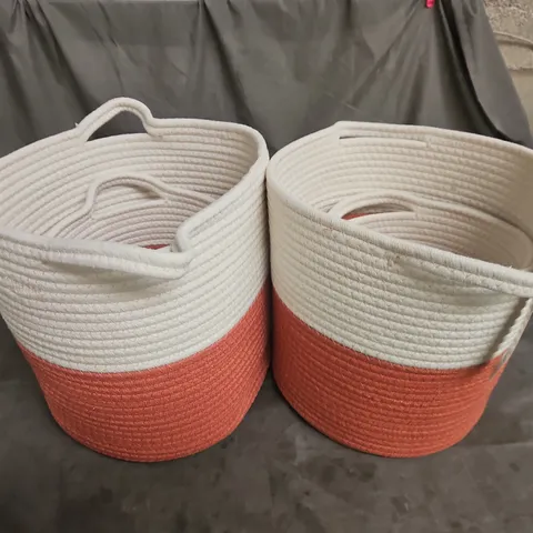 BOX OF 4 X HOUSEHOLD BASKETS 