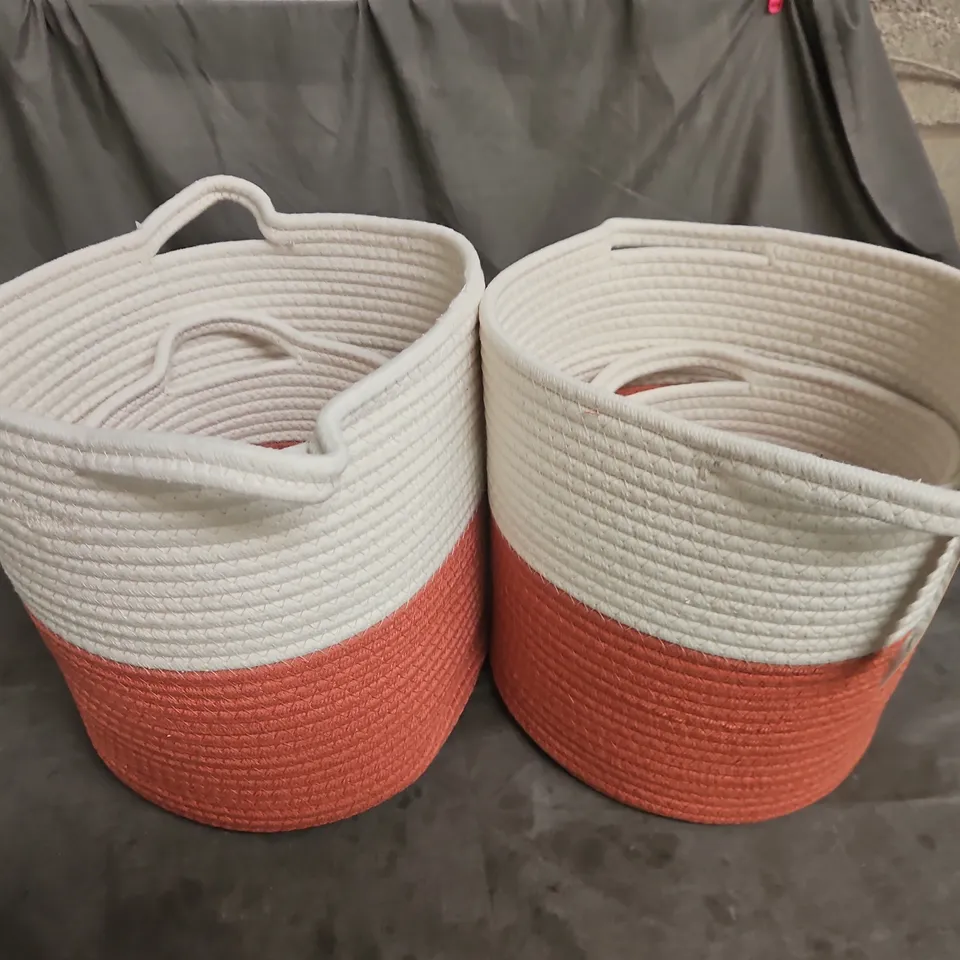 BOX OF 4 X HOUSEHOLD BASKETS 