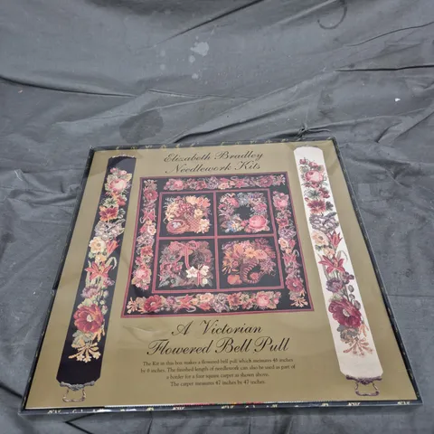 ELIZABETH BRADLEY NEEDLEWORK KIT β A VICTORIAN FLOWERED BELL PULL