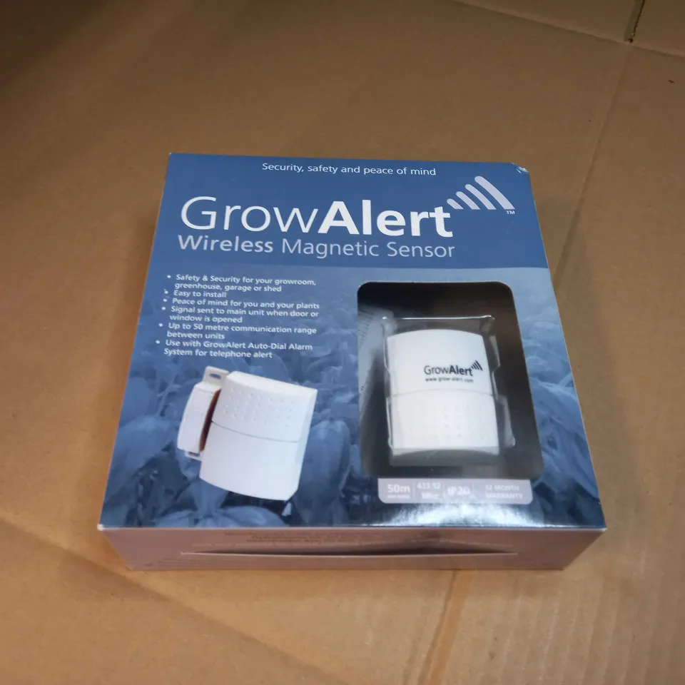 PACKAGED GROW ALERT MIRELESS MAGNETIC SENSOR