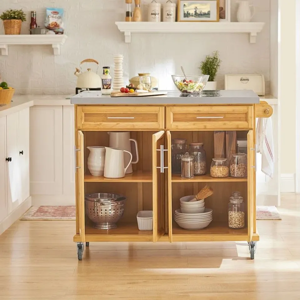 BOXED KENWOOD KITCHEN ISLAND (2 BOXES)