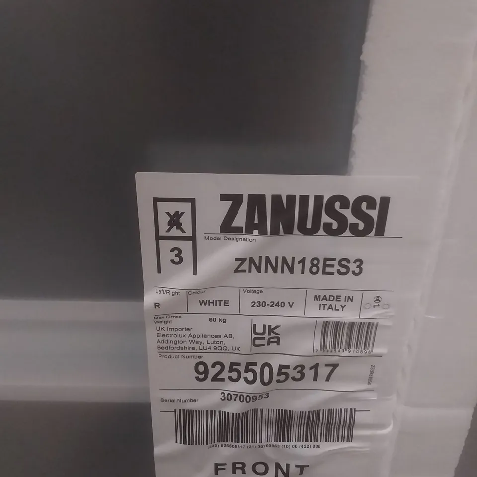 ZANUSSI ZNNN18ES3 FRIDGE FREEZER RRP £734.00