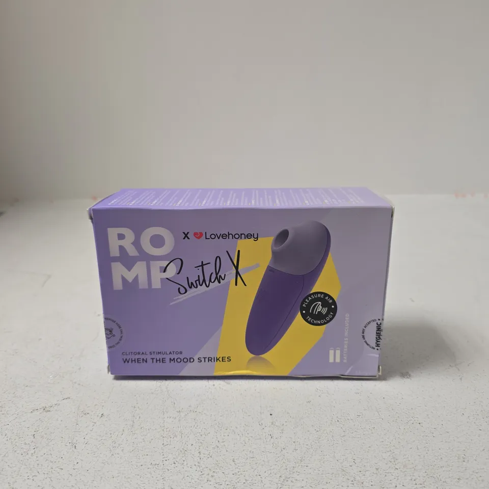 SEALED LOVEHONEY ROMP SWITCH X CLITORAL STIMULATOR