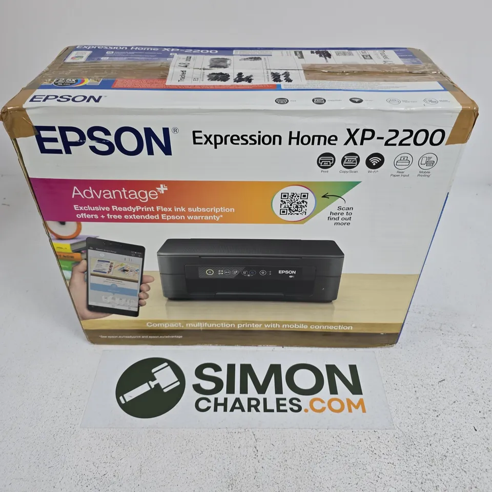 BOXED EPSON EXPRESSION HOME XP-2200 PRINTER
