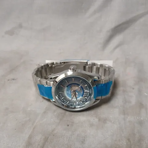 ERNEST FERDINAND STAINLESS STEEL WRISTWATCH β BLUE DIAL