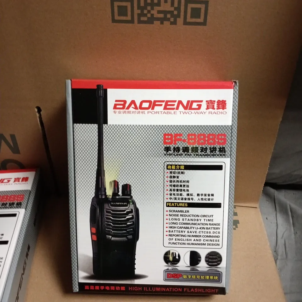 BAOFENG BF-888S PORTABLE TWO-WAY RADIO – BOXED