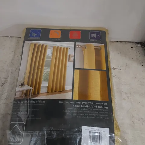 PACKAGED FALKNER EYELET THERMAL LIGHT REDUCING CURTAINS 