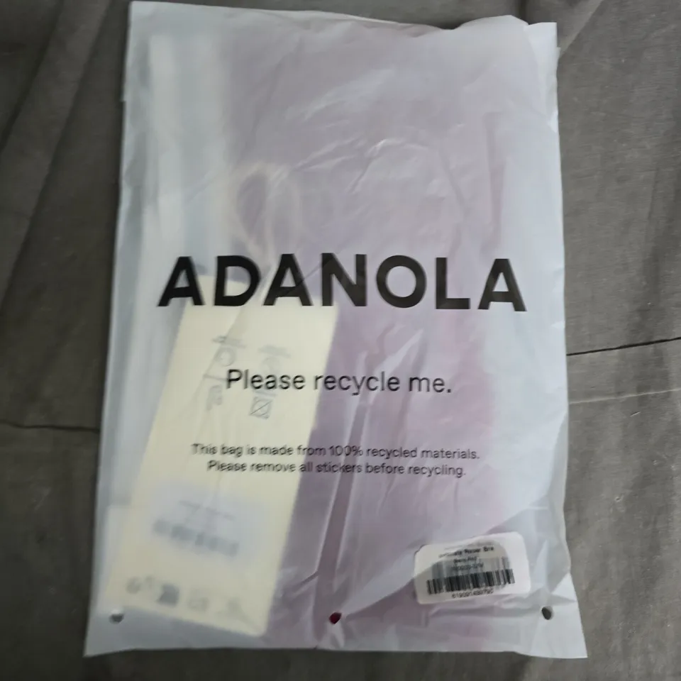 BAGGED ADANOLA INTIMATE RACER BRA IN BERRY RED - S/M