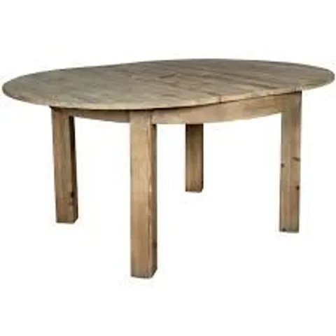 BOXED ALPEN HOME RECLAIMED ROUND EXTENDING DINING TABLE (1 BOX)