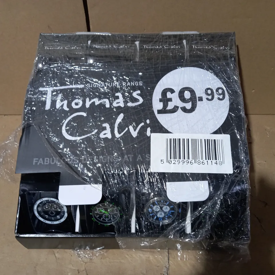 BRAND NEW THOMAS CALVI PACK OF 12 ASSORTED WRIST WATCHES IN VARIOUS STYLES & COLOURS RRP £119.88