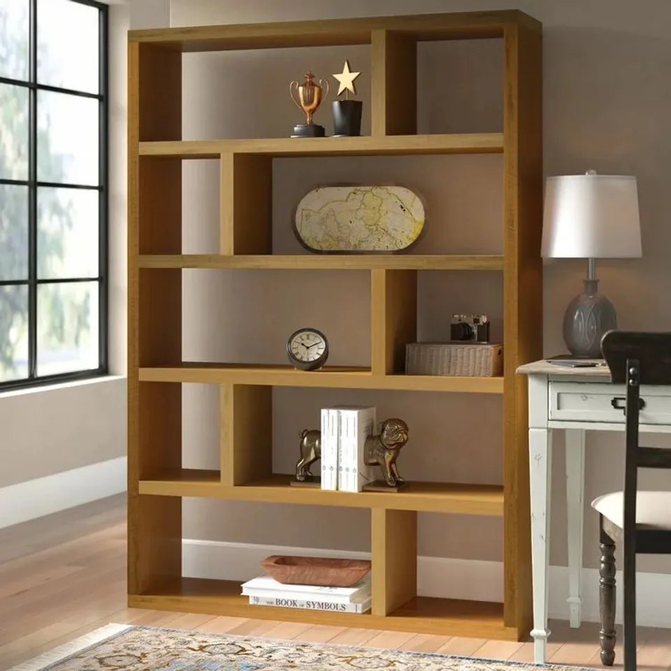 BOXED JAGO 173CM H X 120CM W STANDARD BOOKCASE (1 BOX)