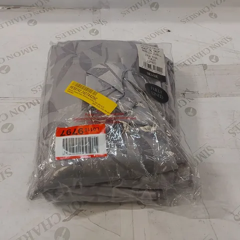 BAGGED BECQUERE POLYESTER ROOM DARKENING CURTAIN PAIR - 168 x 229cm